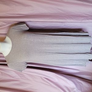 XL lularoe Carly Gray Rayon T-shirt very stretchy